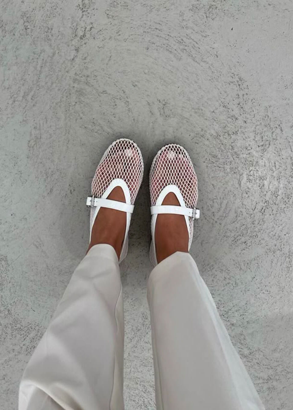 Ballerines en mesh Margaux
