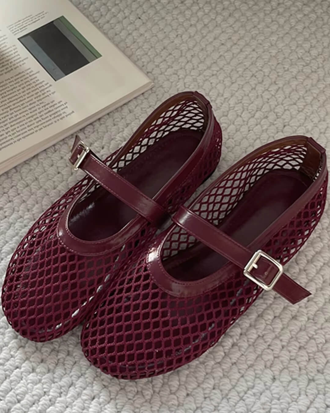 Ballerines en mesh Margaux
