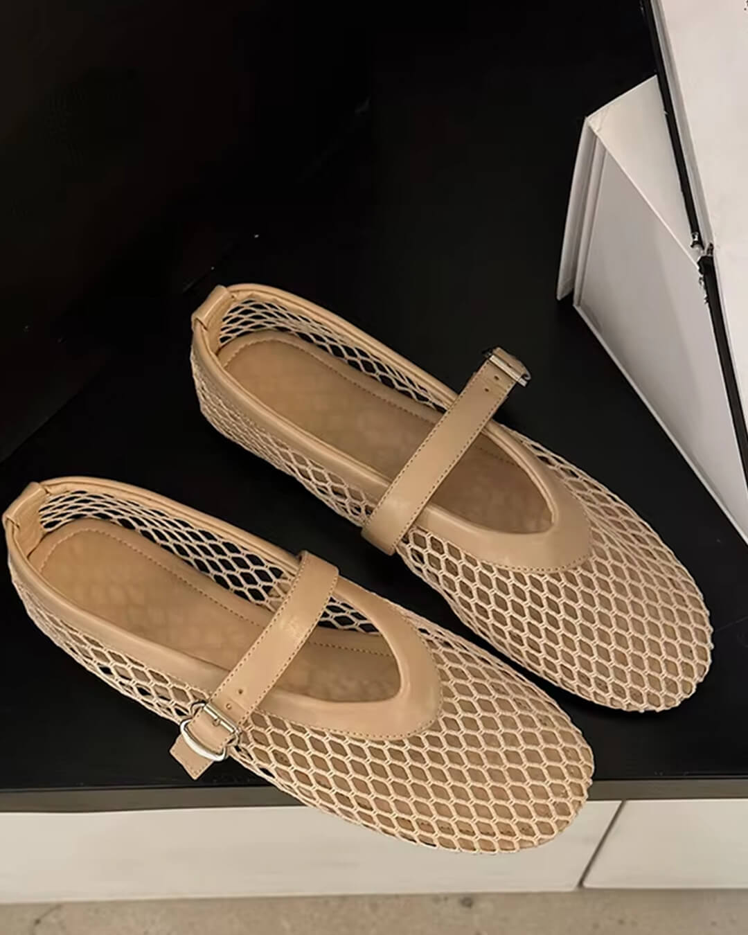 Ballerines en mesh Margaux