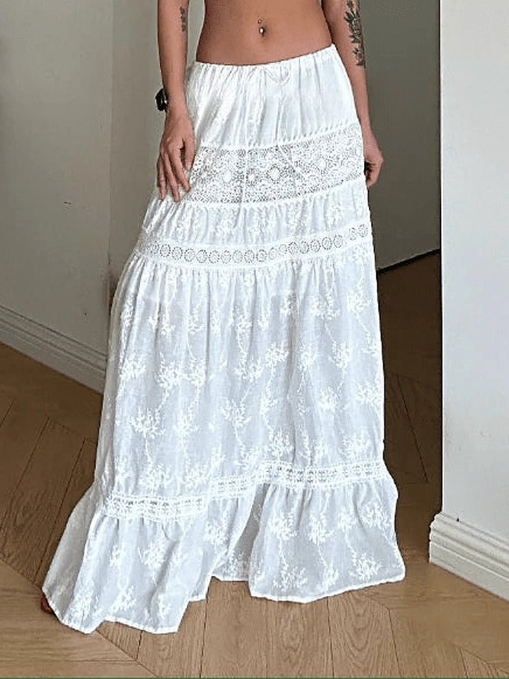 Ensemble crop top et jupe longue bohème Margot