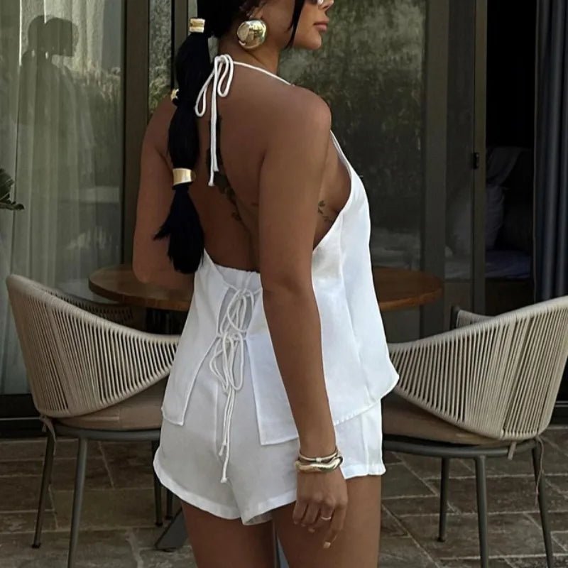Ensemble Margot avec short à lacets