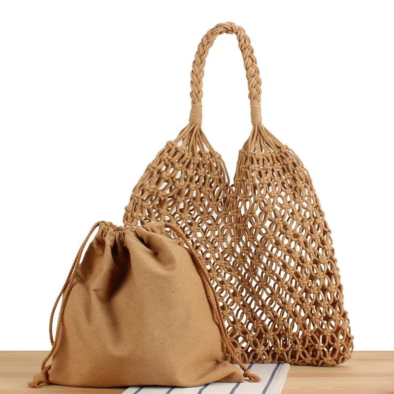 Sac cabas de plage tressé Margot
