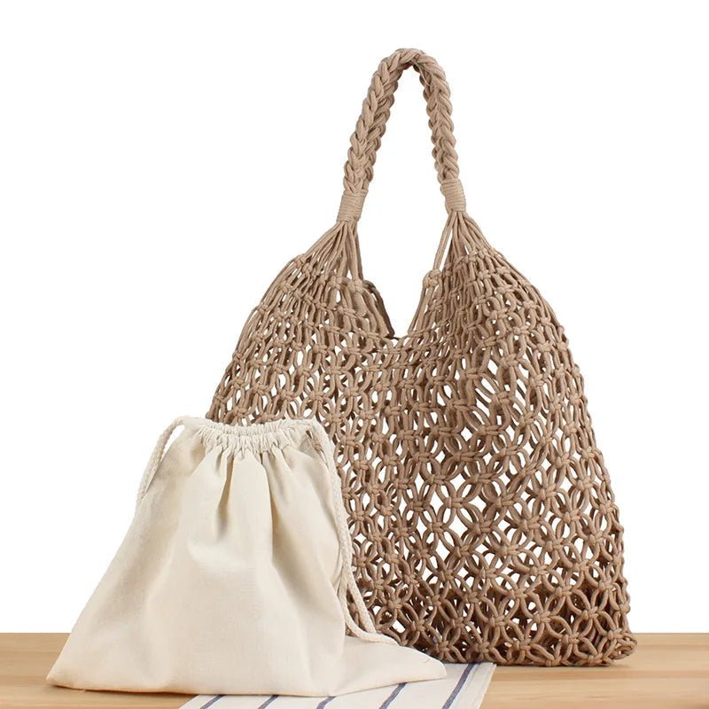 Sac cabas de plage tressé Margot