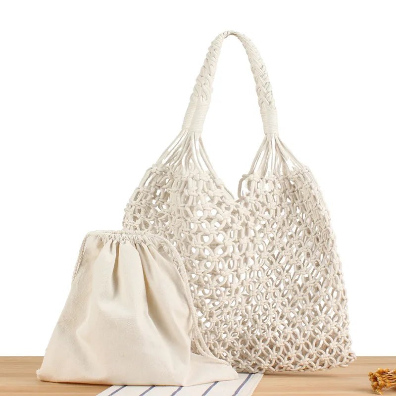Sac cabas de plage tressé Margot
