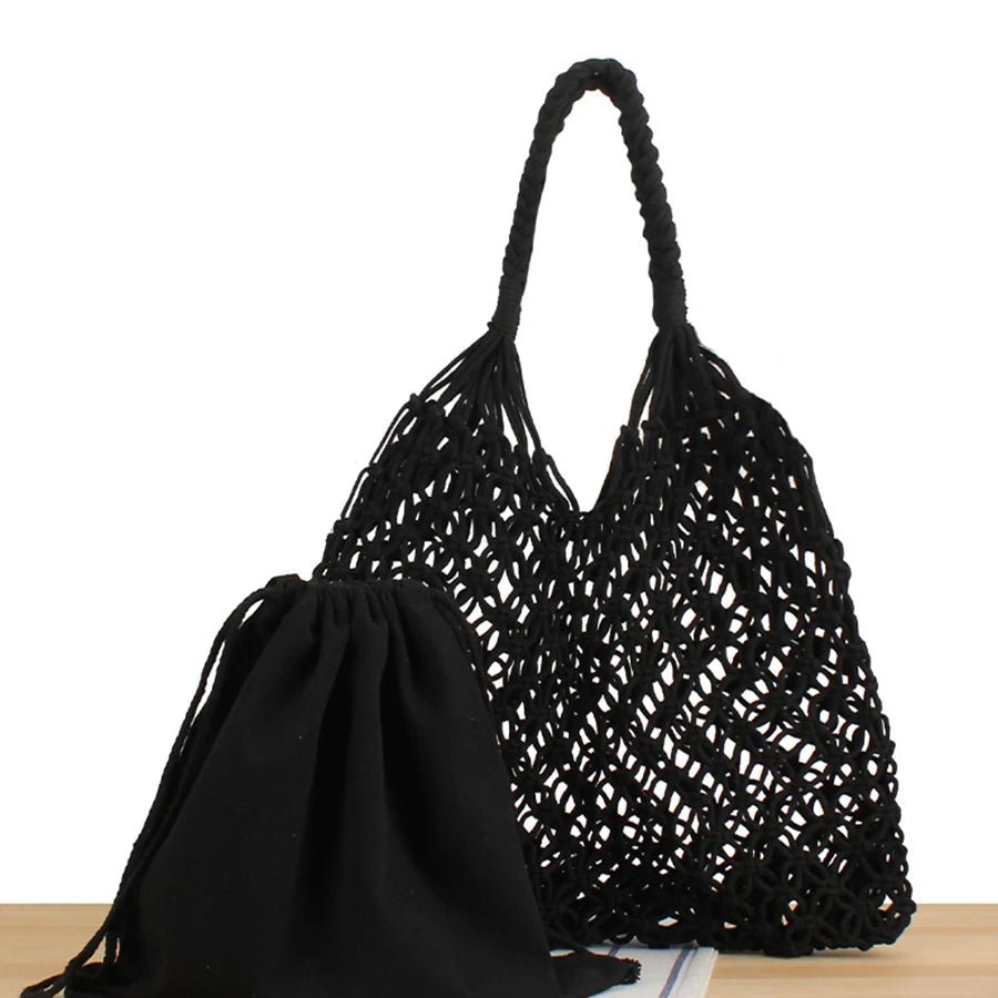 Sac cabas de plage tressé Margot