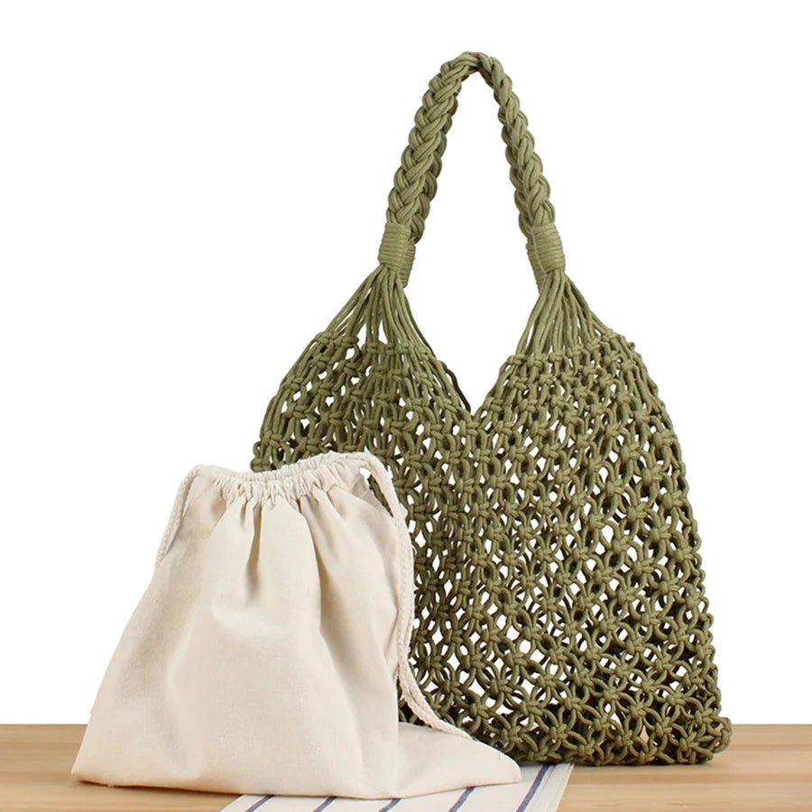 Sac cabas de plage tressé Margot