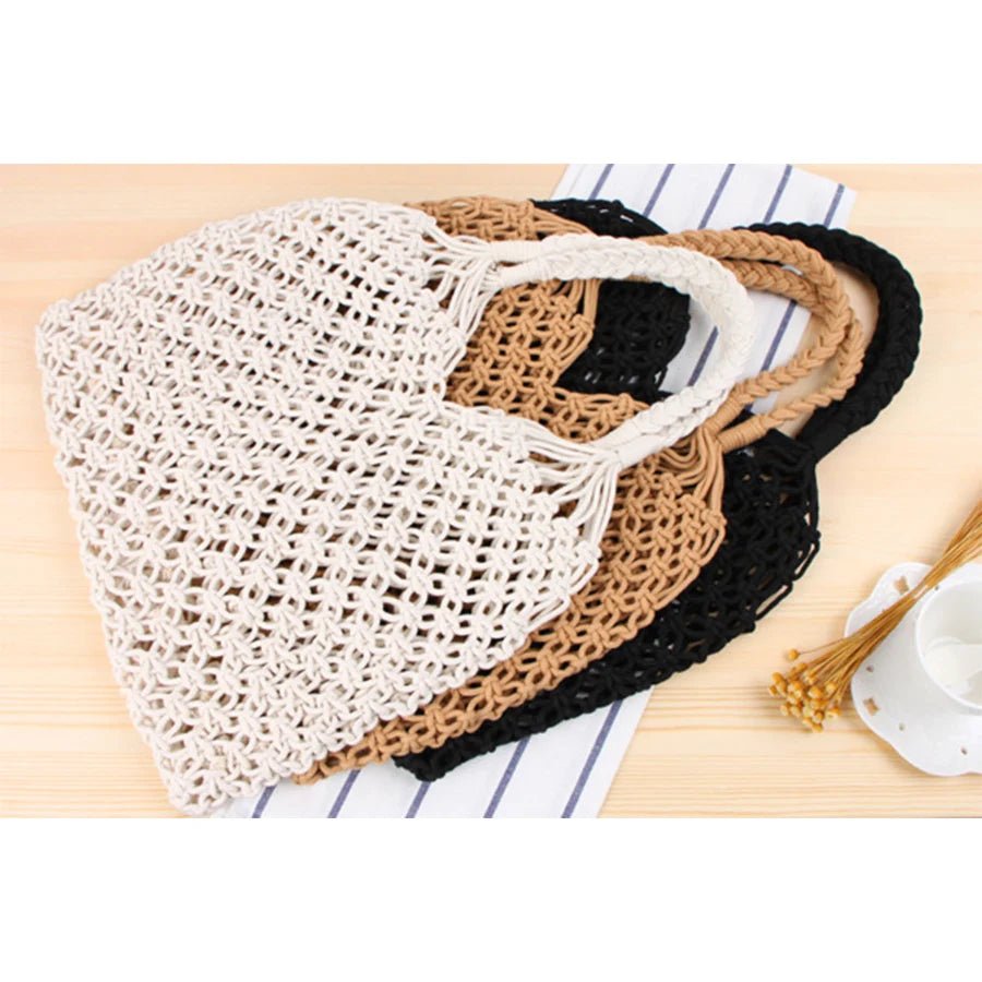 Sac cabas de plage tressé Margot