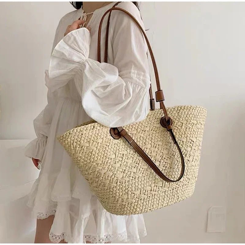 Sac cabas d’été tressé Margot
