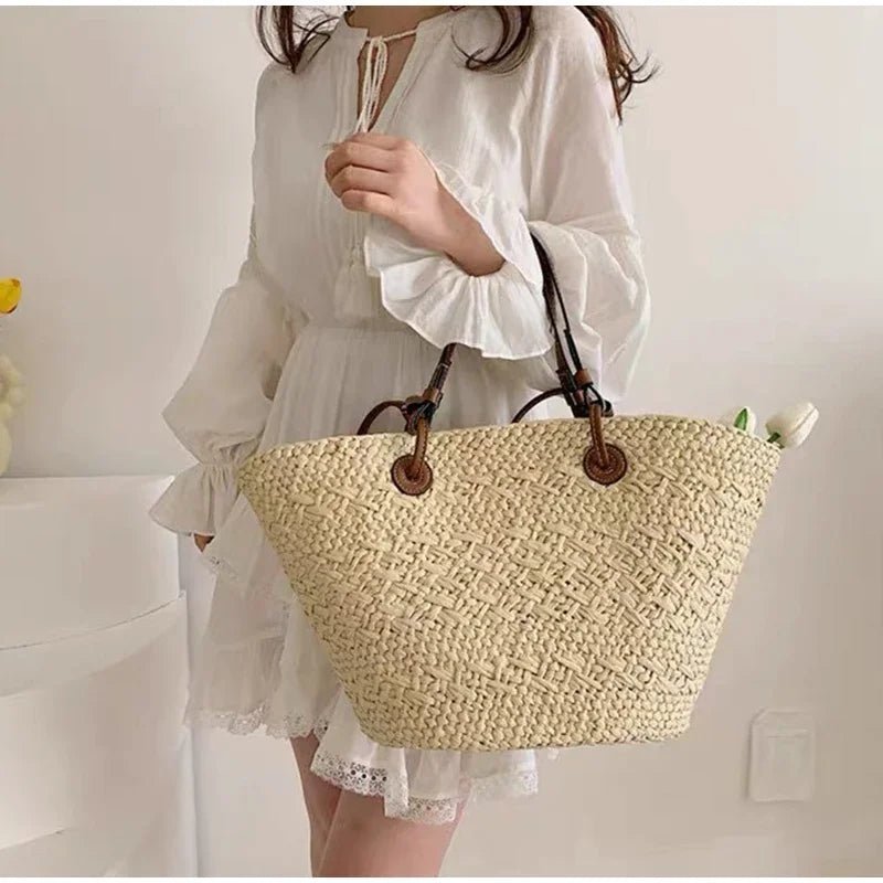 Sac cabas d’été tressé Margot