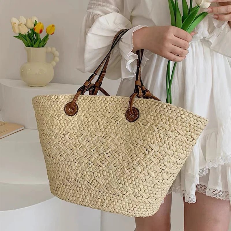 Sac cabas d’été tressé Margot