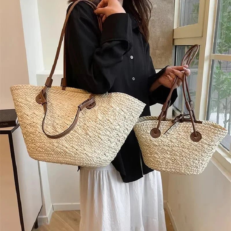 Sac cabas d’été tressé Margot