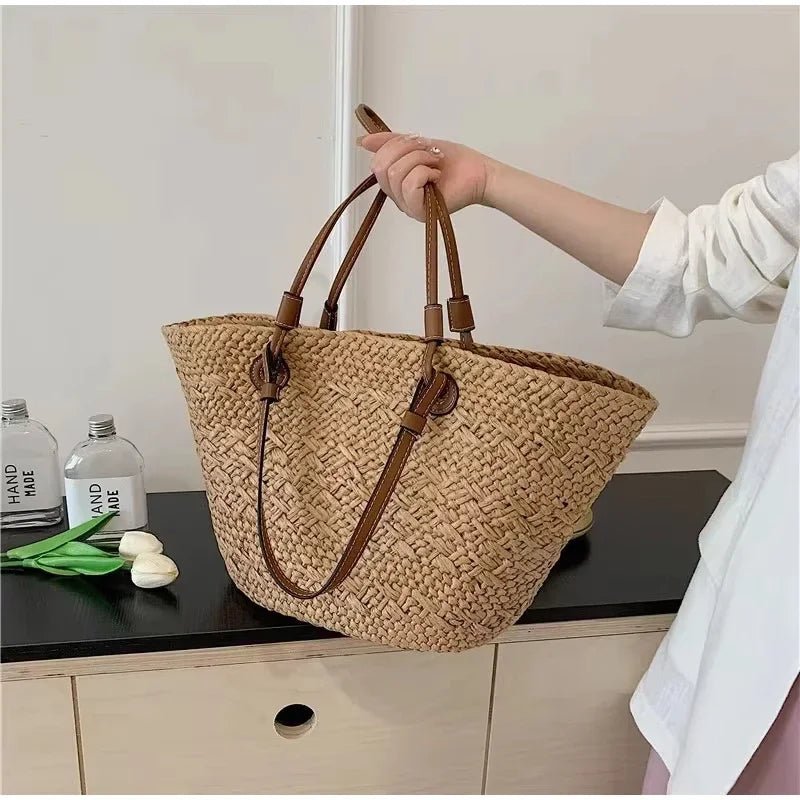 Sac cabas d’été tressé Margot