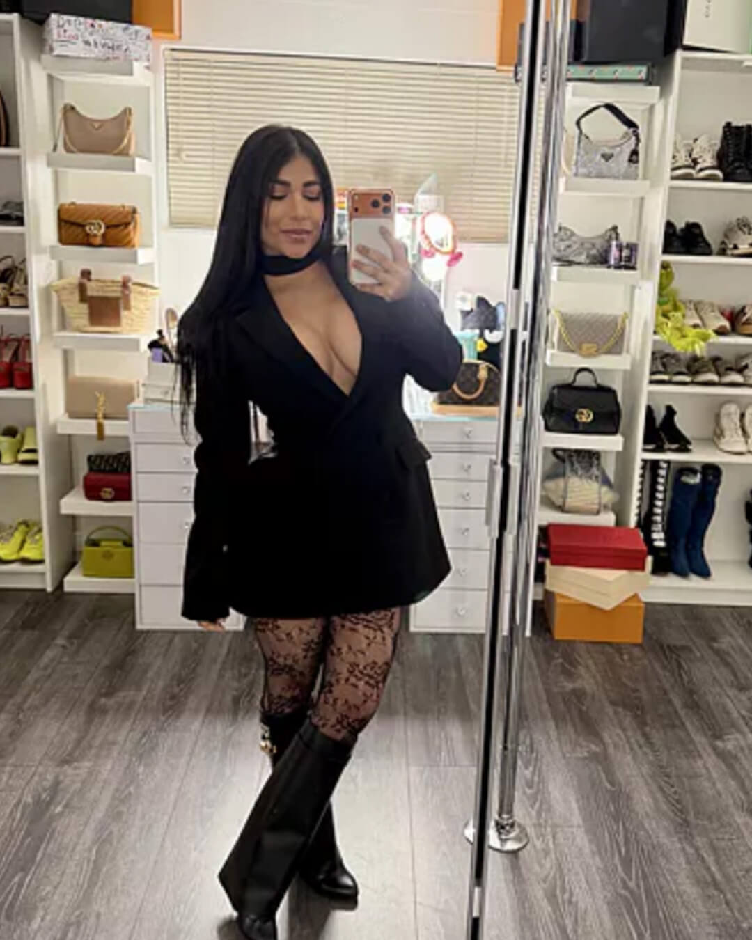 Robe courte croisée Mariana