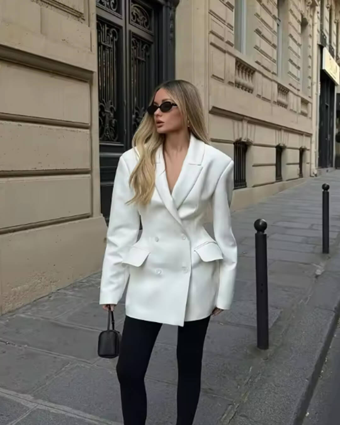 Robe courte croisée Mariana