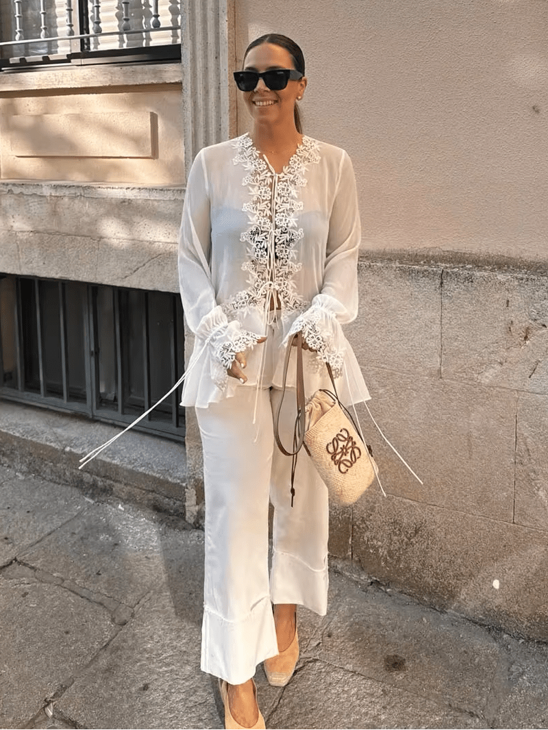 Gilet ajouré Marin