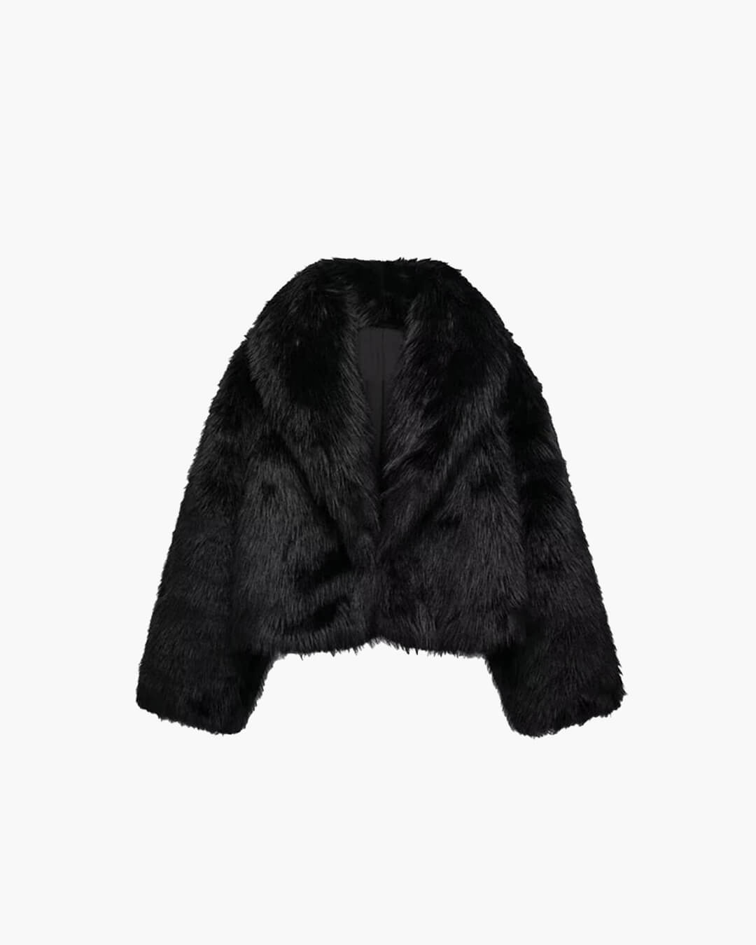 Manteau Maris court en fausse fourrure