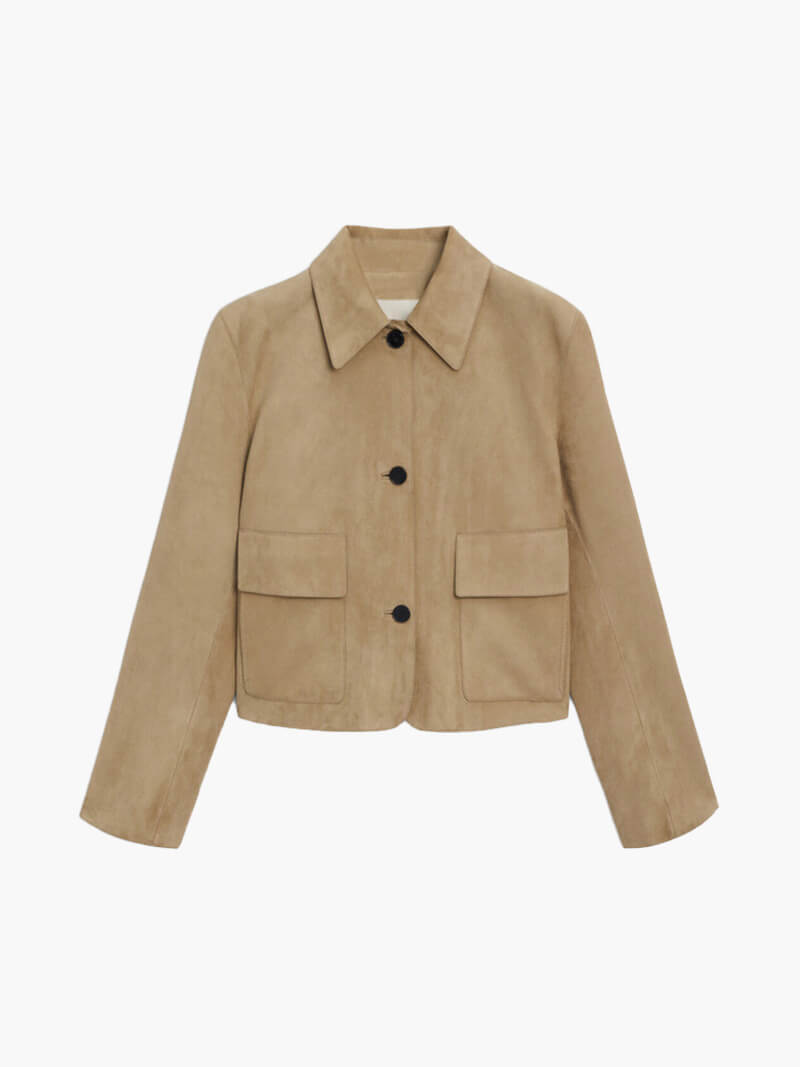 Veste en daim synthétique Marissa
