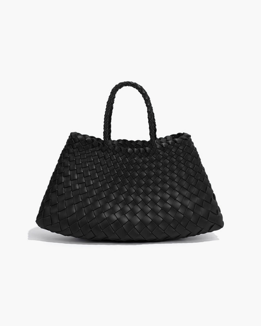 Sac tissé en similicuir vegan Marissa, format moyen