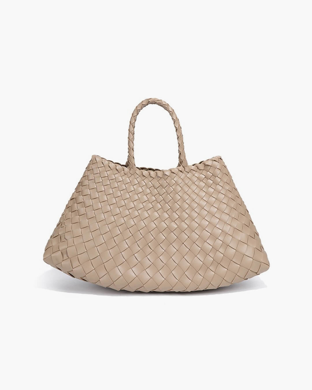 Sac tissé en similicuir vegan Marissa, format moyen