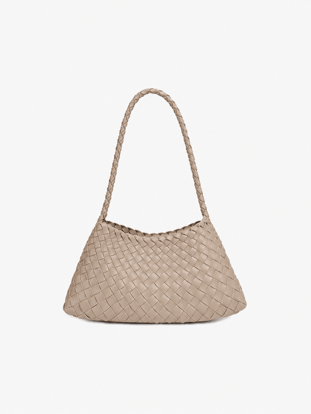 Petit sac tissé en similicuir vegan Marissa