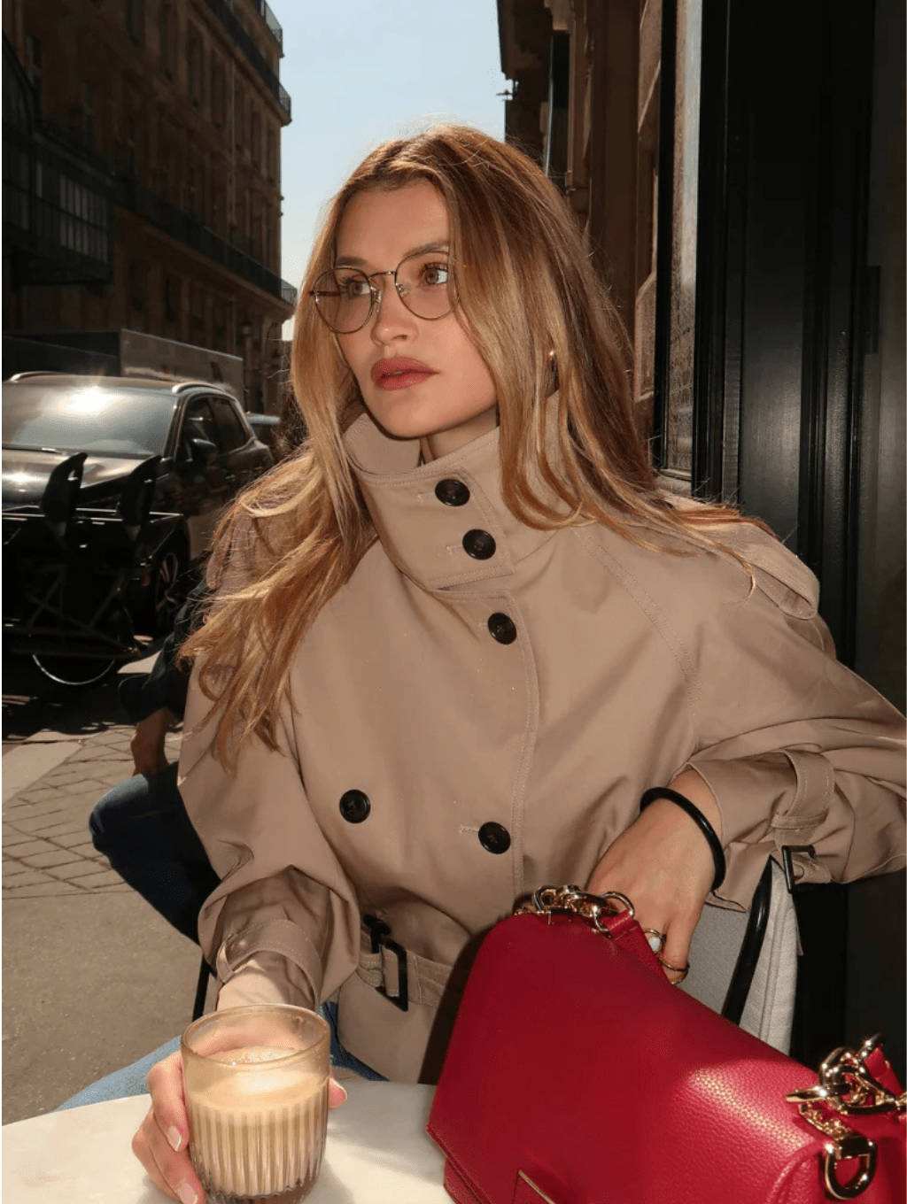 Trench-coat court Marlene