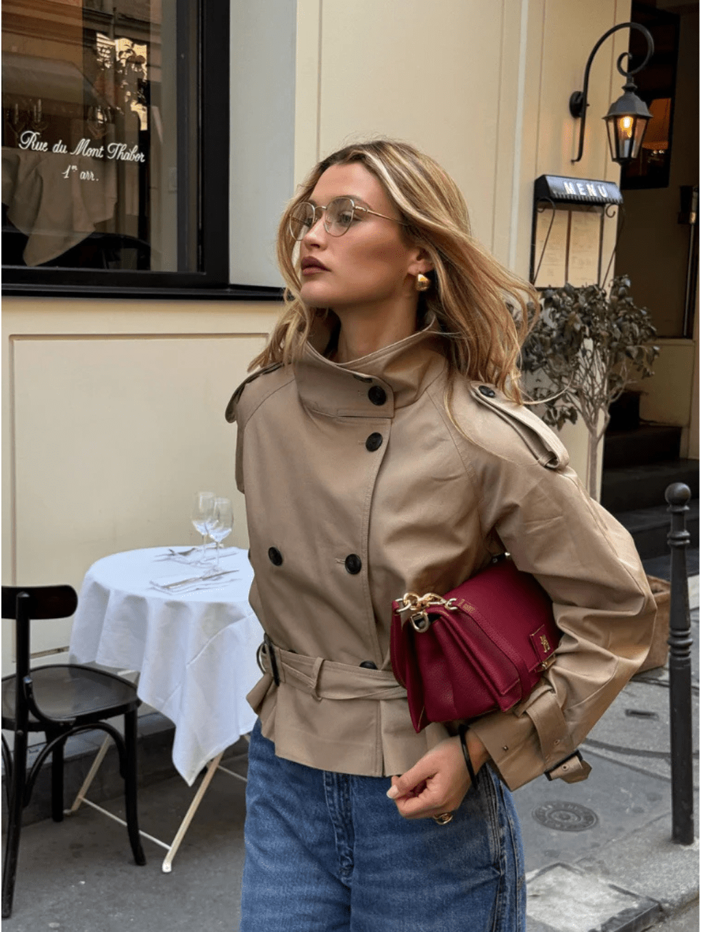 Trench-coat court Marlene