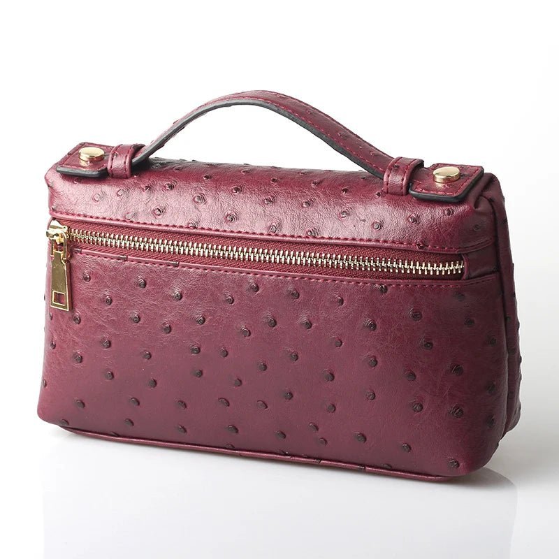 Sac Marlene à motif autruche