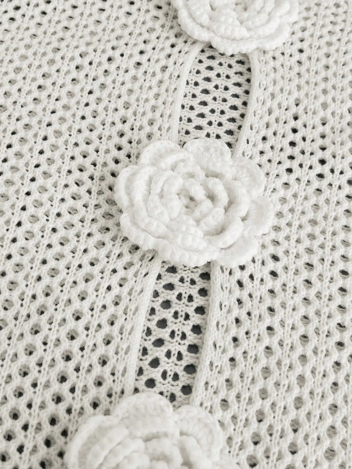 Cache-maillot Marley au crochet fleuri