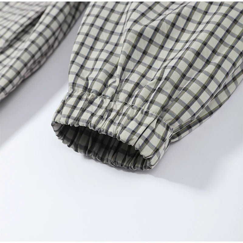 Veste zippée à carreaux Marnie