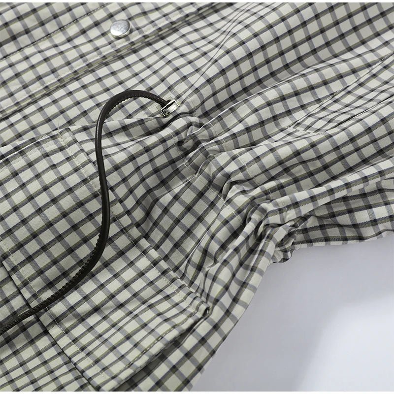Veste zippée à carreaux Marnie