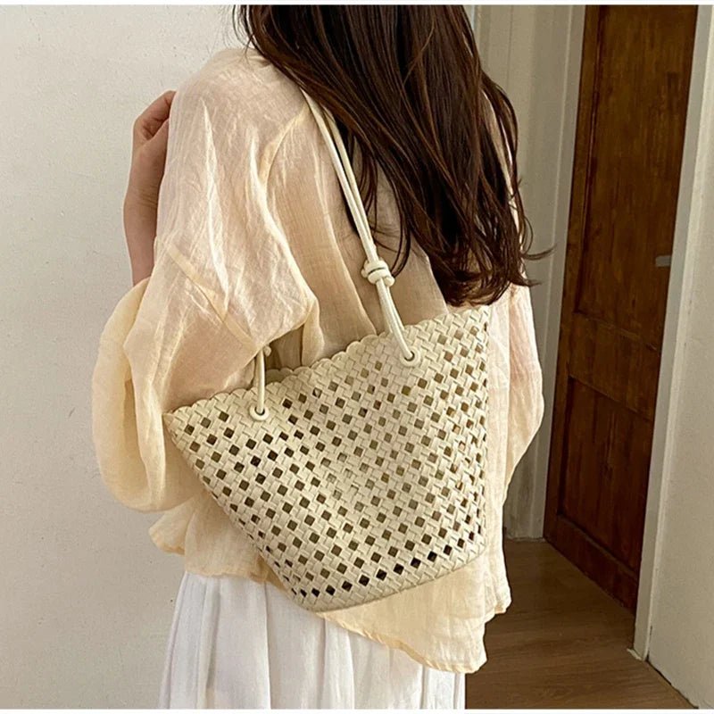 Sac seau tressé Matilde