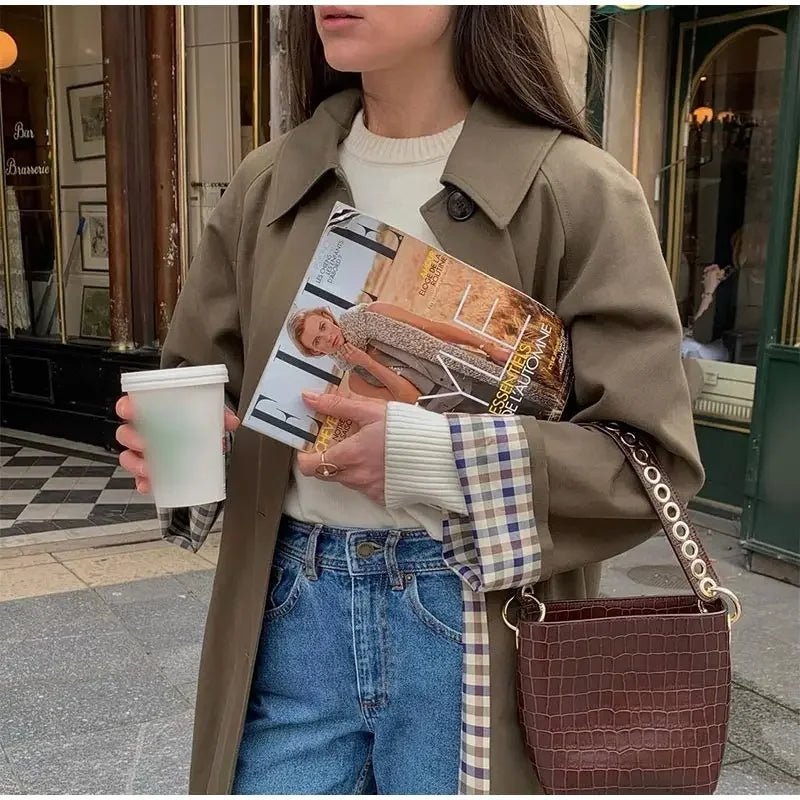 Trench long Mavy boutonné