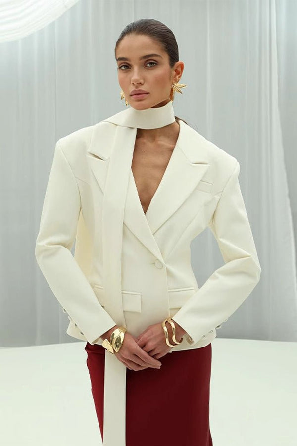 Blazer à col châle Maxine