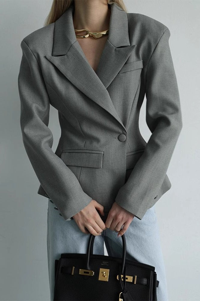 Blazer à col châle Maxine