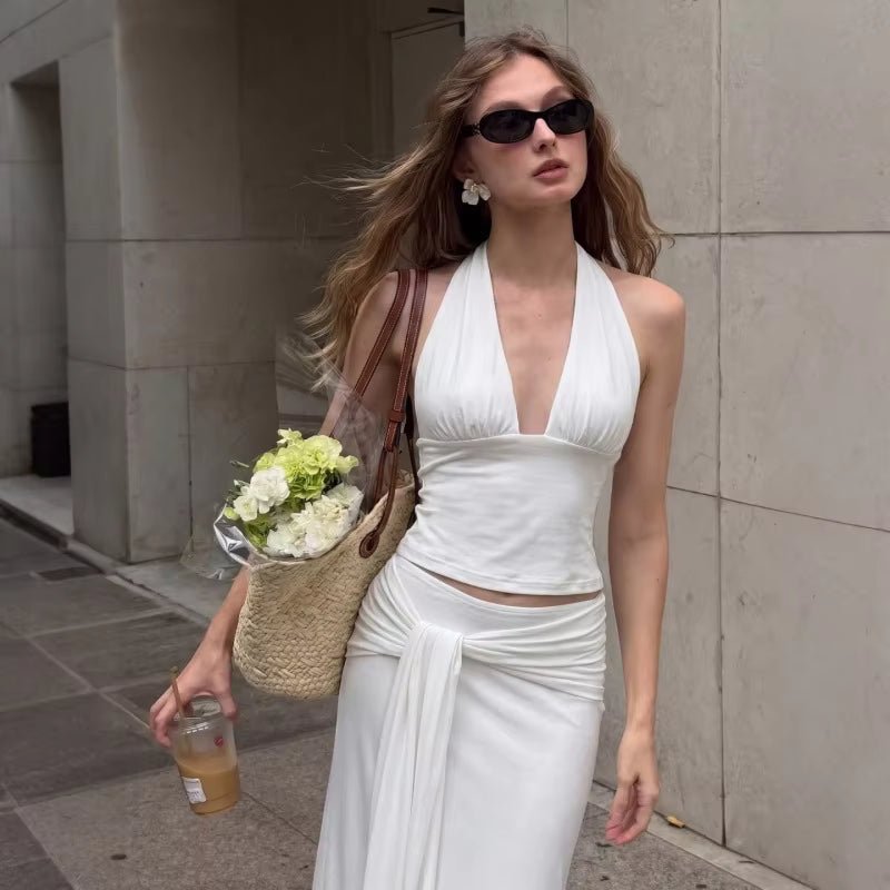 Ensemble jupe deux pièces dos nu Melissa