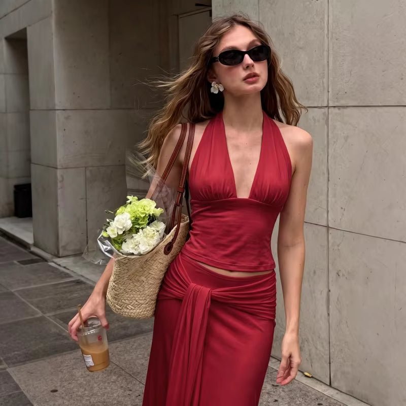 Ensemble jupe deux pièces dos nu Melissa