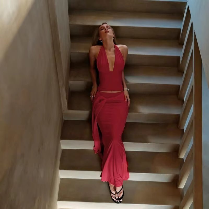 Ensemble jupe deux pièces dos nu Melissa