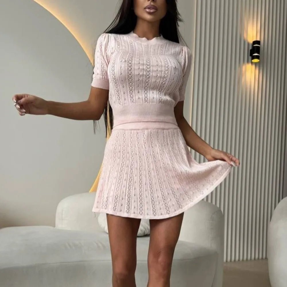 Ensemble tailleur deux pièces Melissa avec jupe courte
