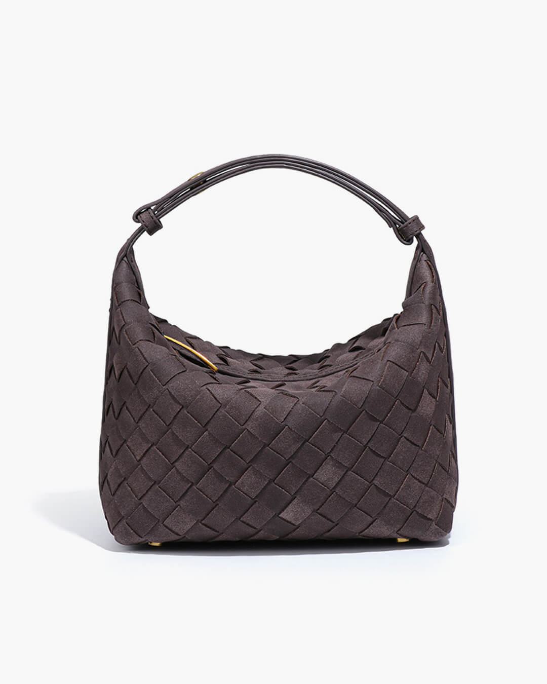Sac en cuir suédé tressé Mica