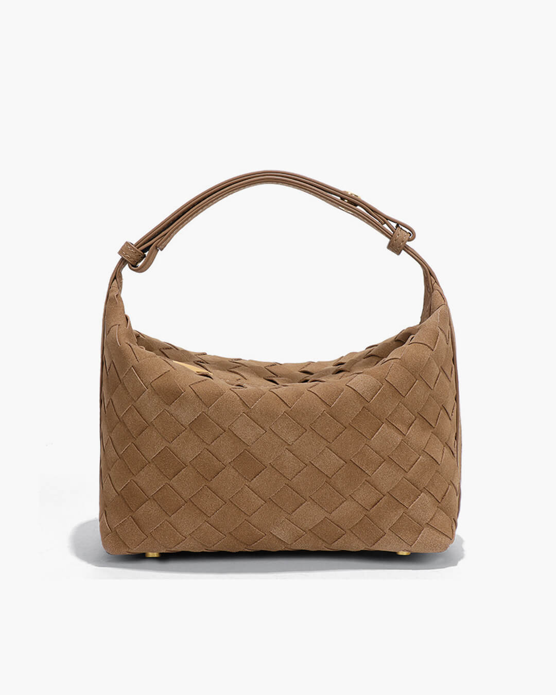 Sac en cuir suédé tressé Mica