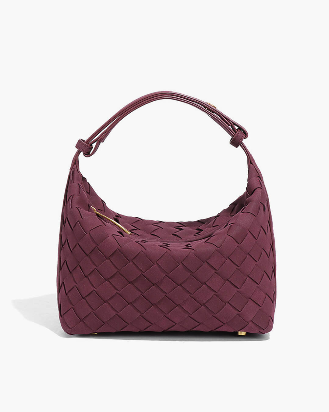 Sac en cuir suédé tressé Mica