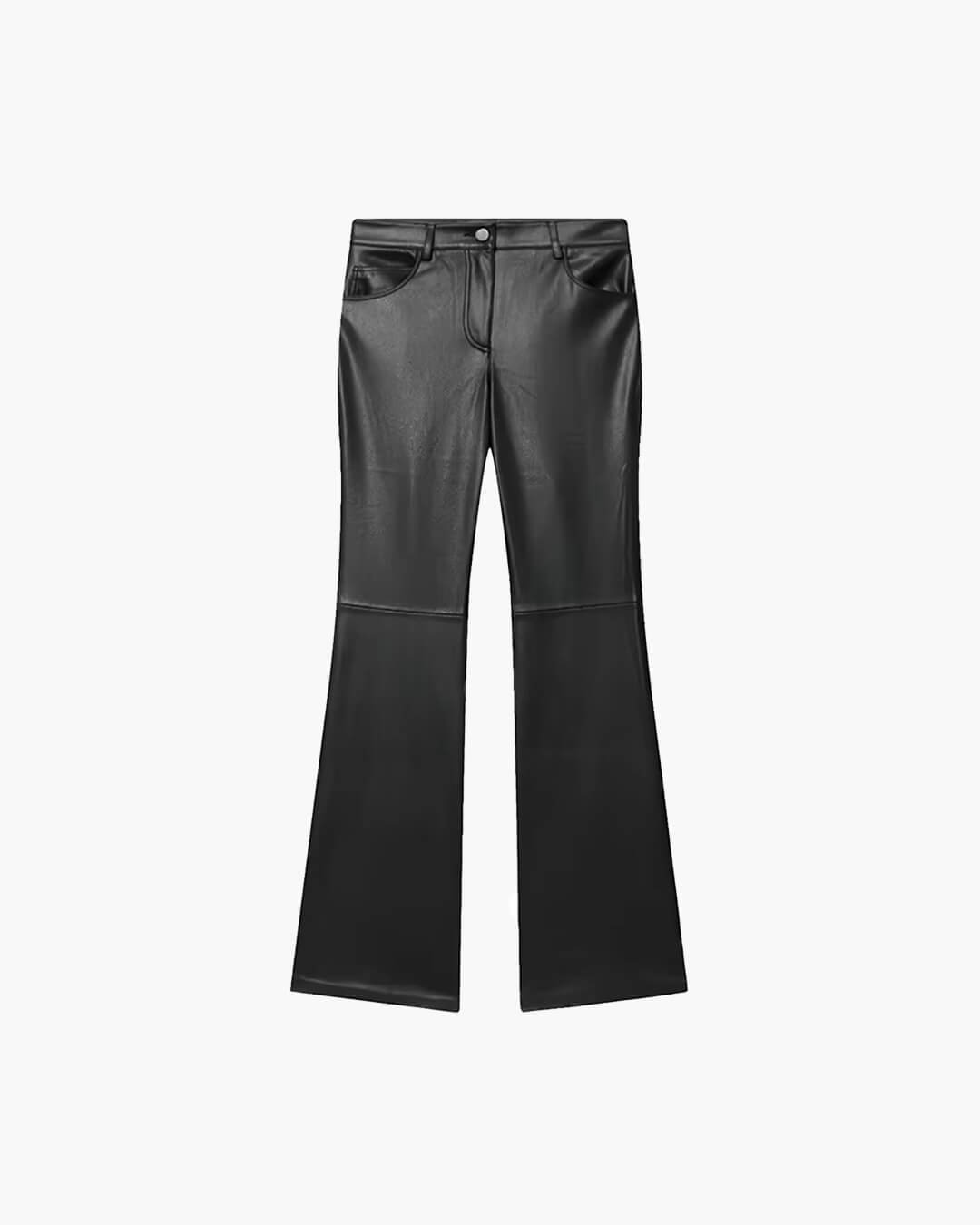 Pantalon évasé en similicuir Michelle