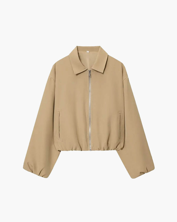 Blouson bomber Midori à manches bouffantes