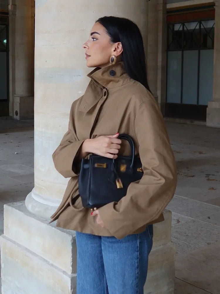 Veste Minerva à lacets et cordon de serrage