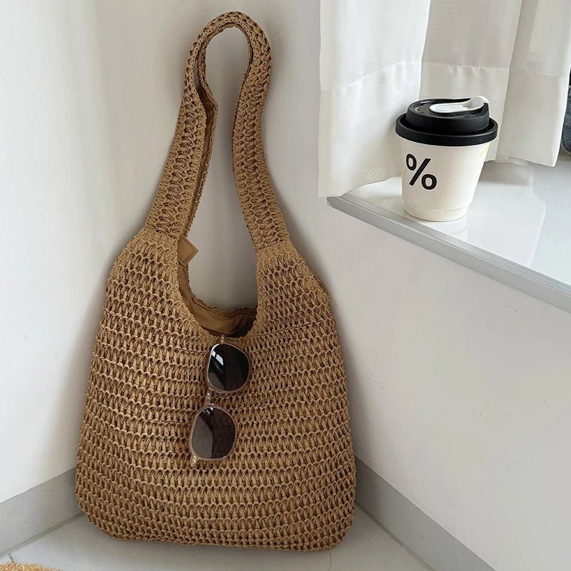 Sac cabas en paille tressée Miranda