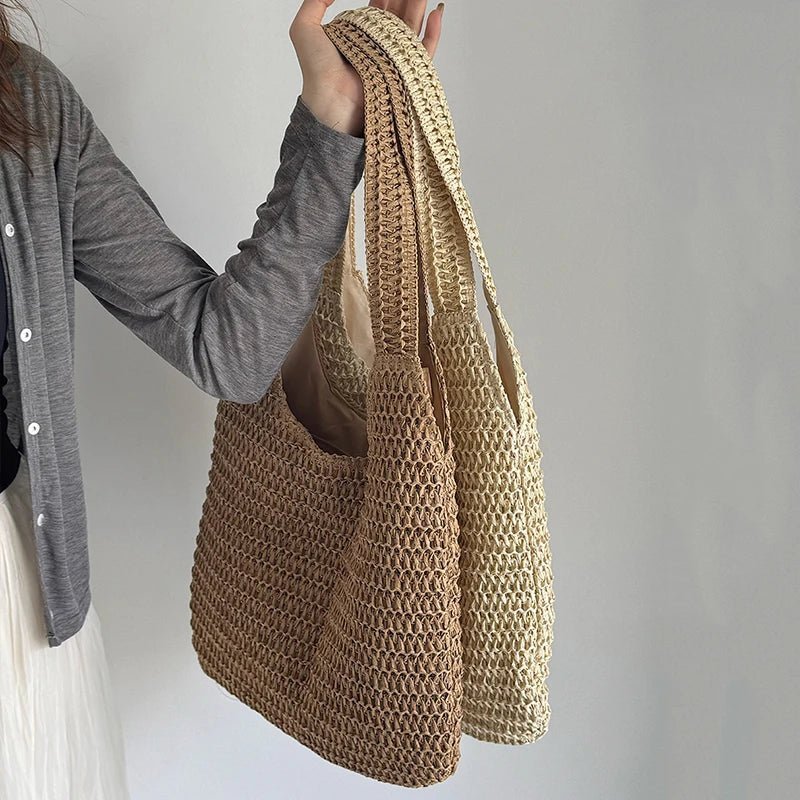 Sac cabas en paille tressée Miranda