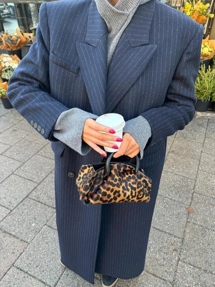 Manteau long croisé Monica