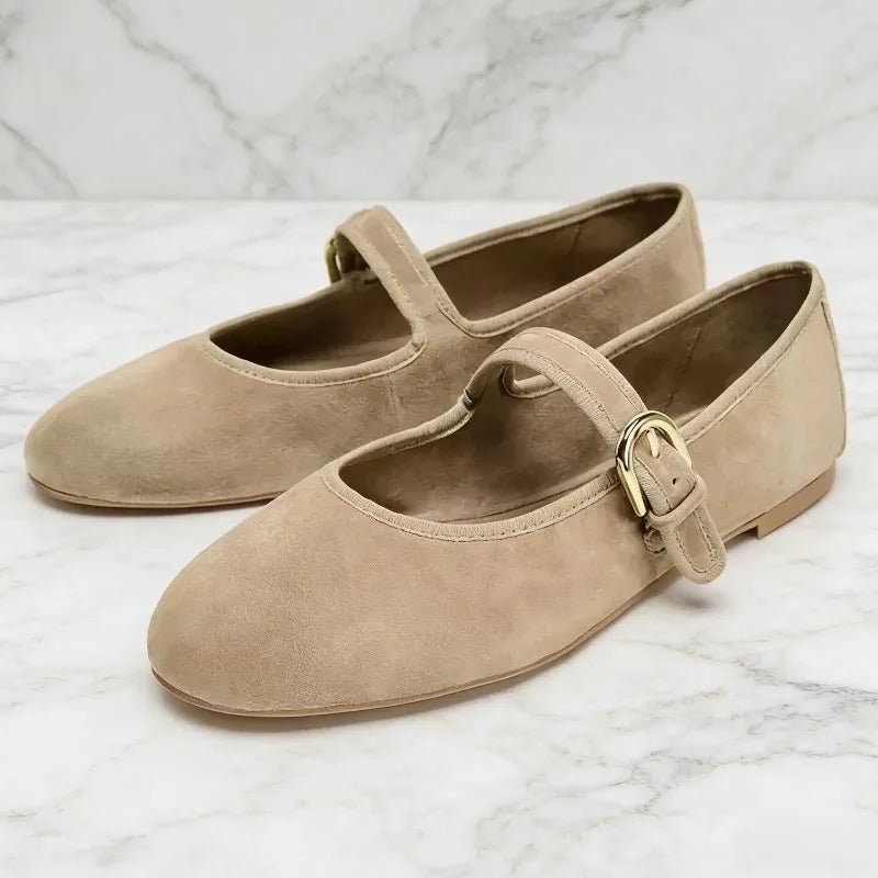 Morgana Suede Ballet Flats