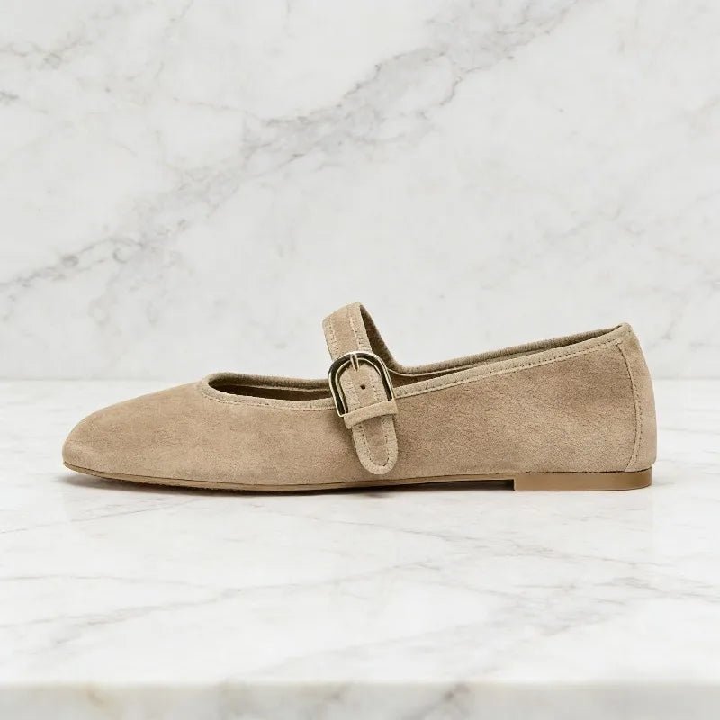 Morgana Suede Ballet Flats