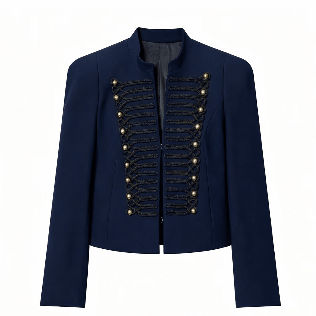 Veste Nadya style Napoléon à col montant
